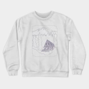 Mt. St. Helens Cabin Crewneck Sweatshirt